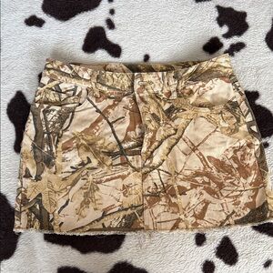 Camouflage Mini Skirt